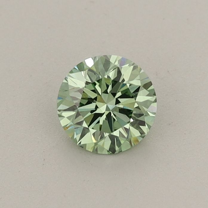 0.39 CT Fancy Vivid Green ROUND