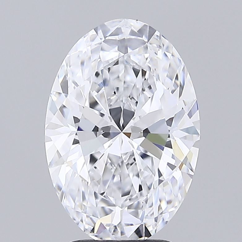 3.08 ct. oval Lab Grown Diamond front image