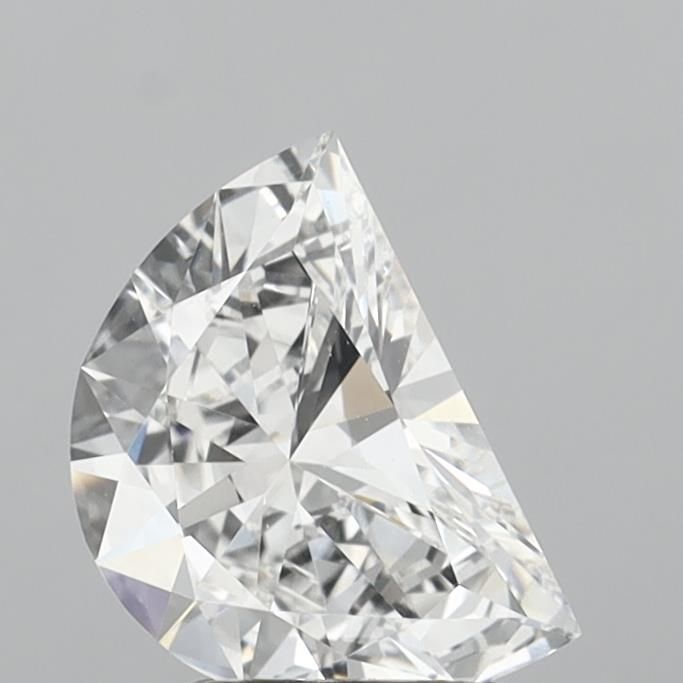 1.56 ct lab-grown Half moon Diamond