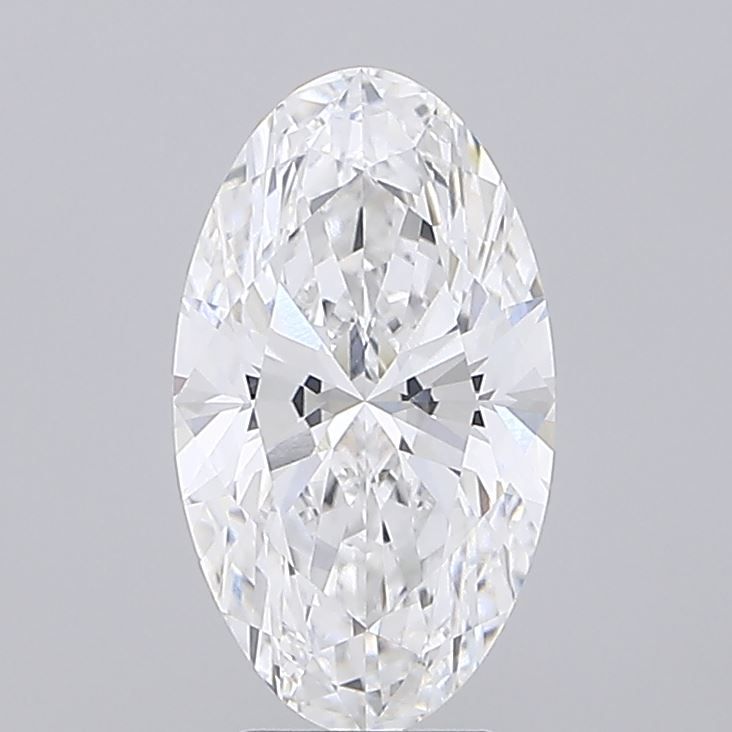 4.14 ct. oval Lab Grown Diamond front image