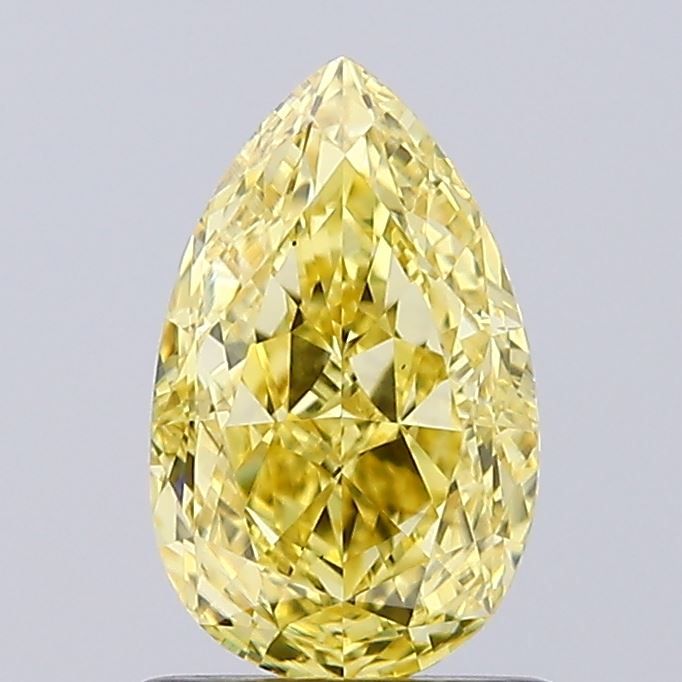 1.04 CT Fancy Intense Yellow PEAR