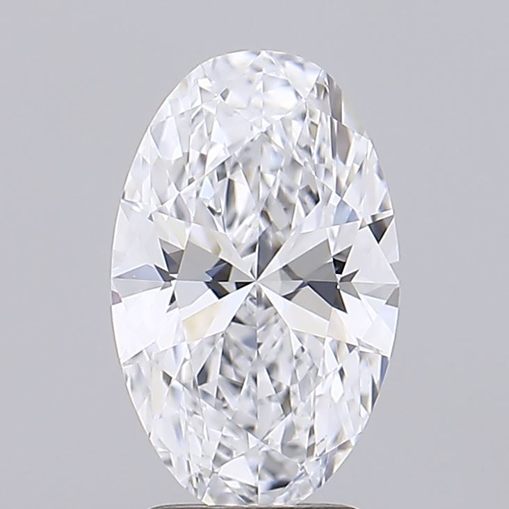1.92 ct. oval Lab Grown Diamond front image