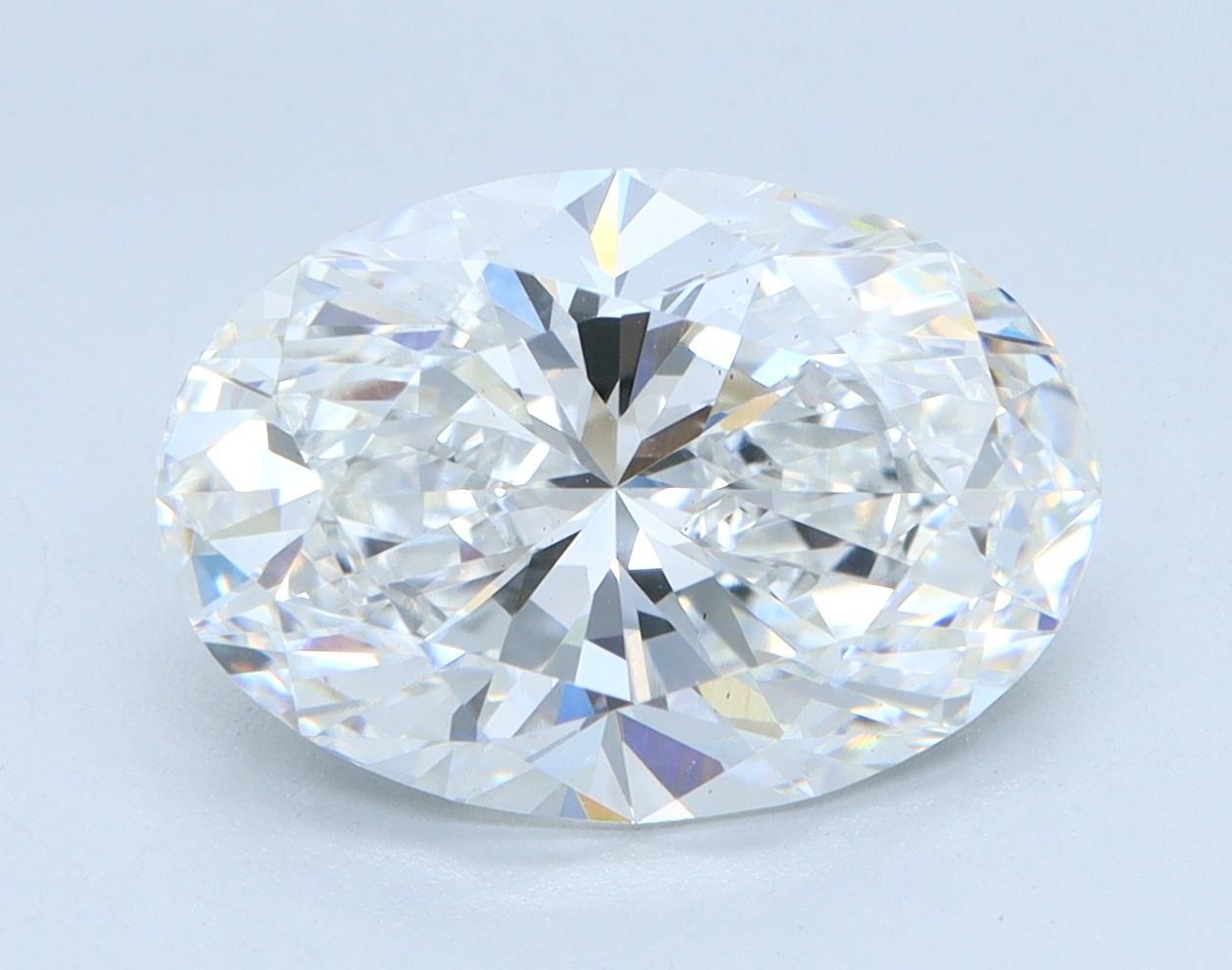 3.50 ct. oval Lab Grown Diamond front image