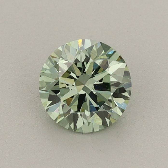 0.6 CT Fancy Vivid Green ROUND