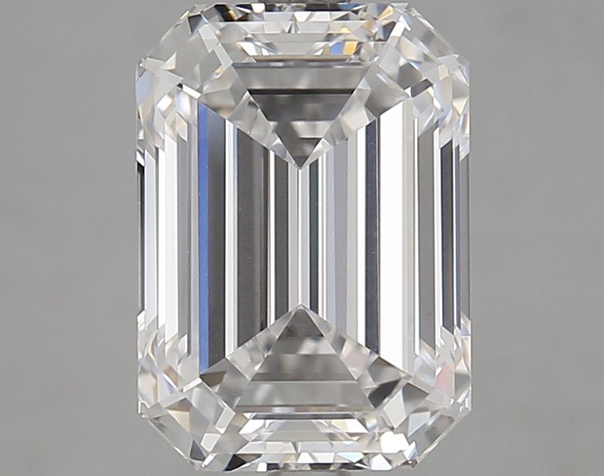 Diamant Émeraude 4.12 ct - Couleur D - Pureté VVS2