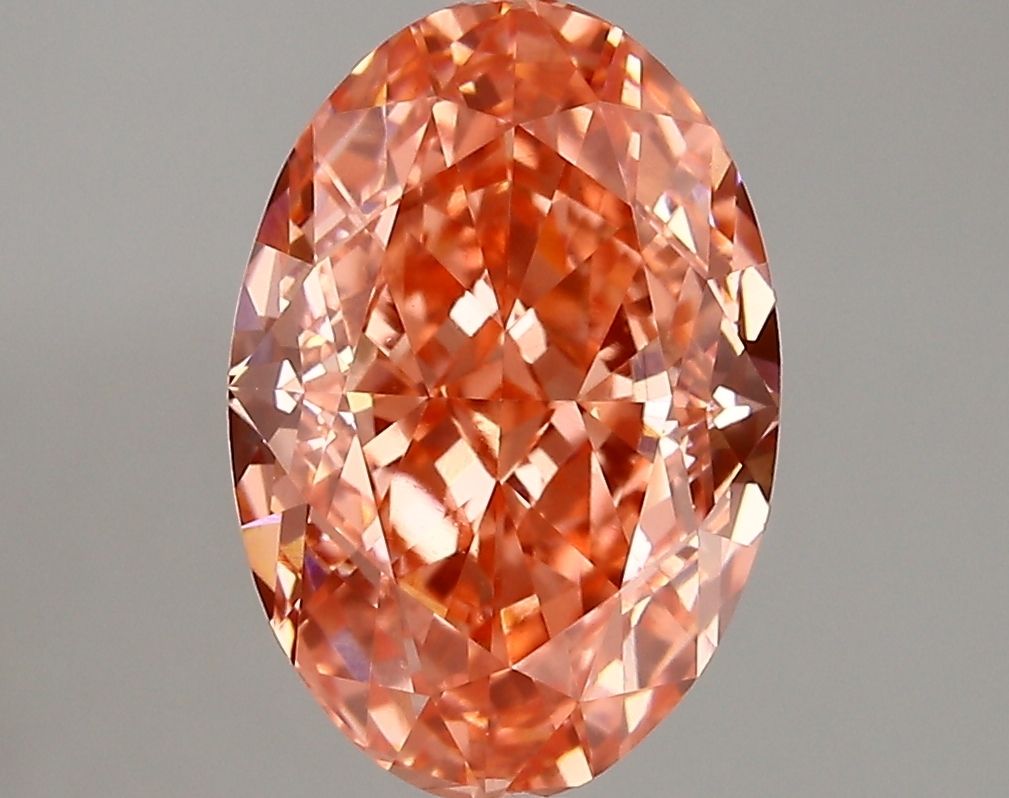 3.85 ct. oval Lab Grown Diamond front image