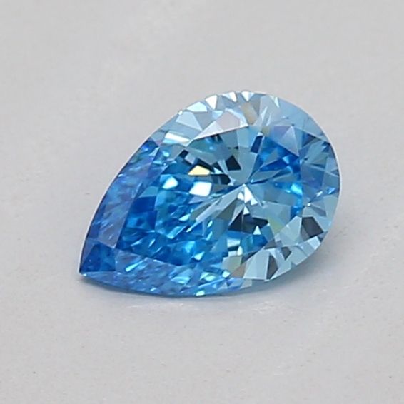 0.21 CT Fancy Vivid Blue PEAR