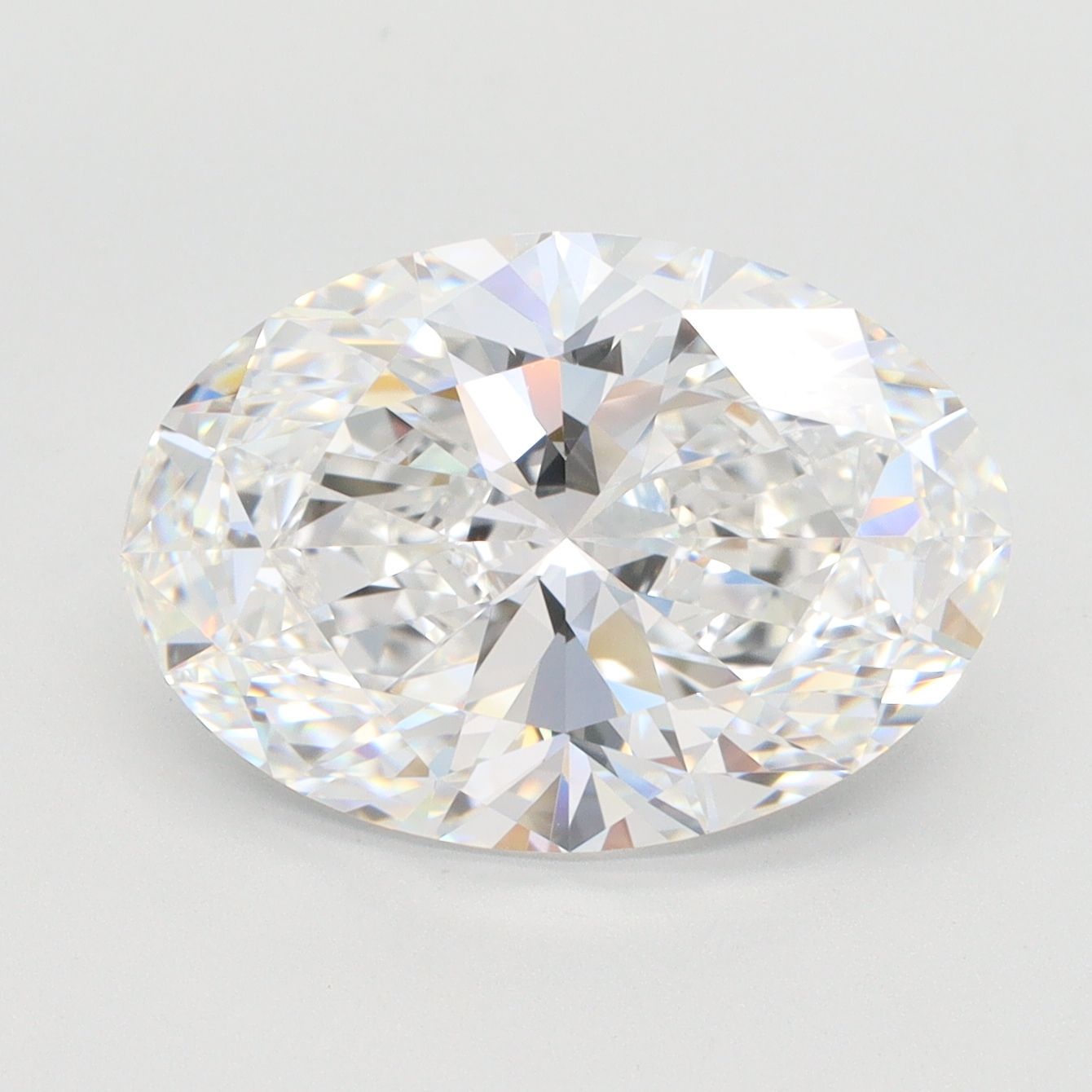 6.03 ct. oval Lab Grown Diamond front image
