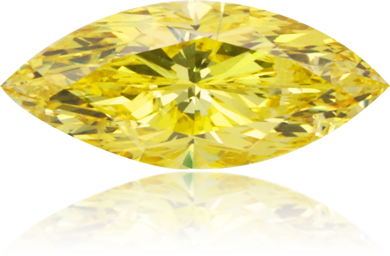 Diament 0.8 ct Fancy Intense Yellow/I1