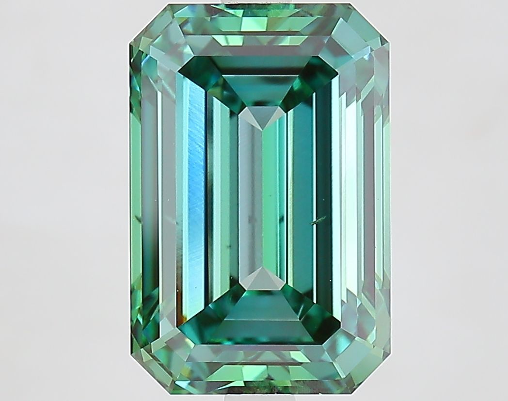 5.09 ct. emerald Lab Grown Diamond front image