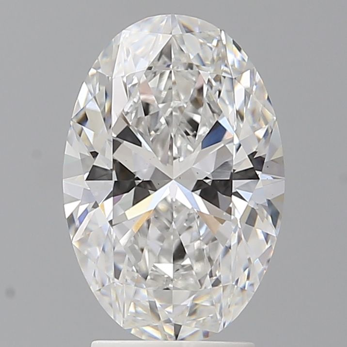 3.08 ct. oval Lab Grown Diamond front image