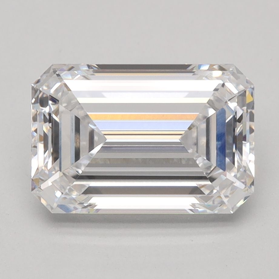 Diamant Émeraude 1.60 ct - Couleur D - Pureté VVS2