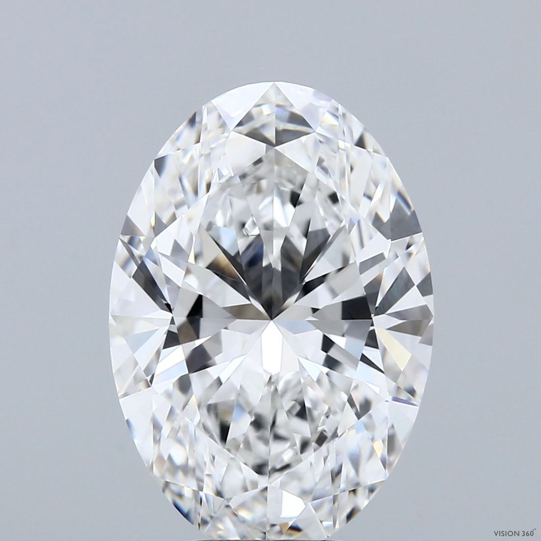 6.06 ct. oval Lab Grown Diamond front image