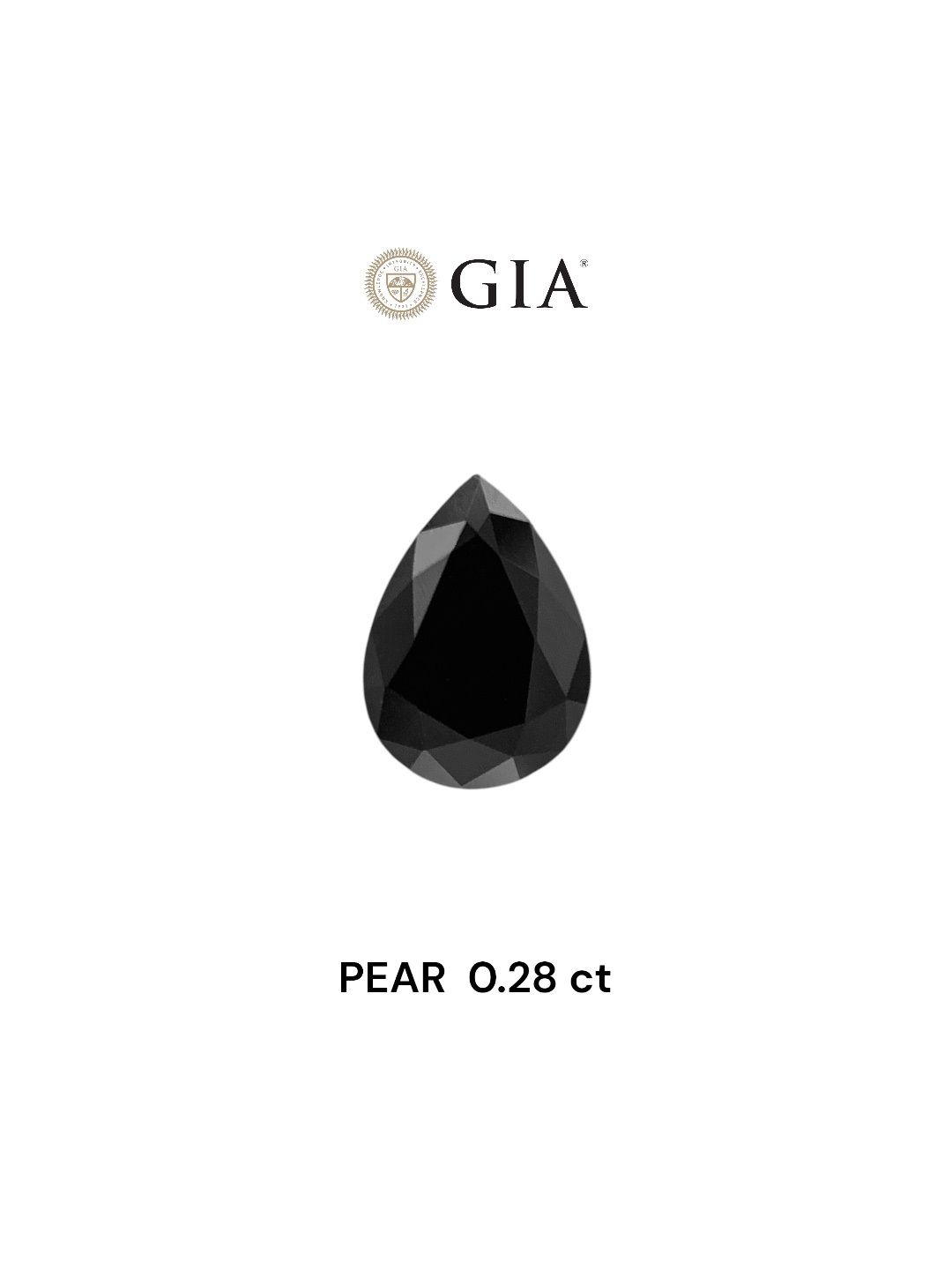 0.28ct Pear diamond