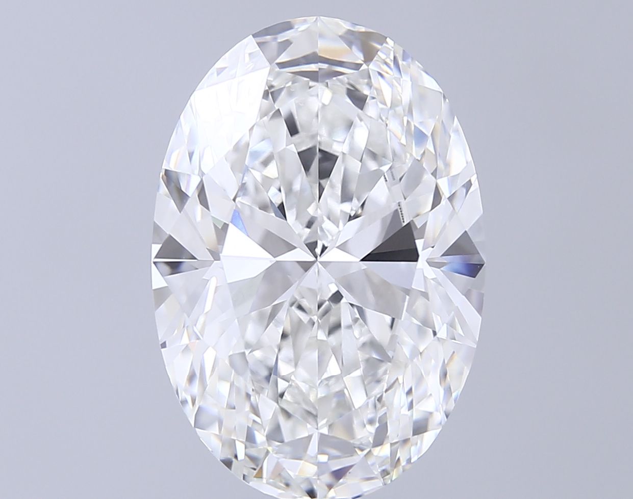 9.19 ct. oval Lab Grown Diamond front image