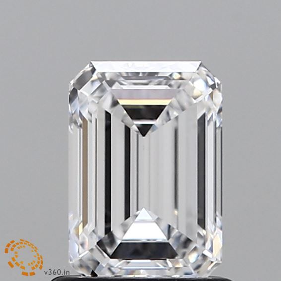 1.10 ct. emerald Lab Grown Diamond front image