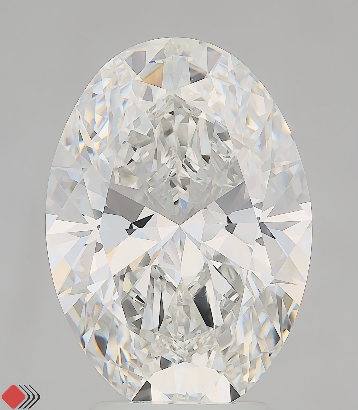 3.58 ct. oval Lab Grown Diamond front image