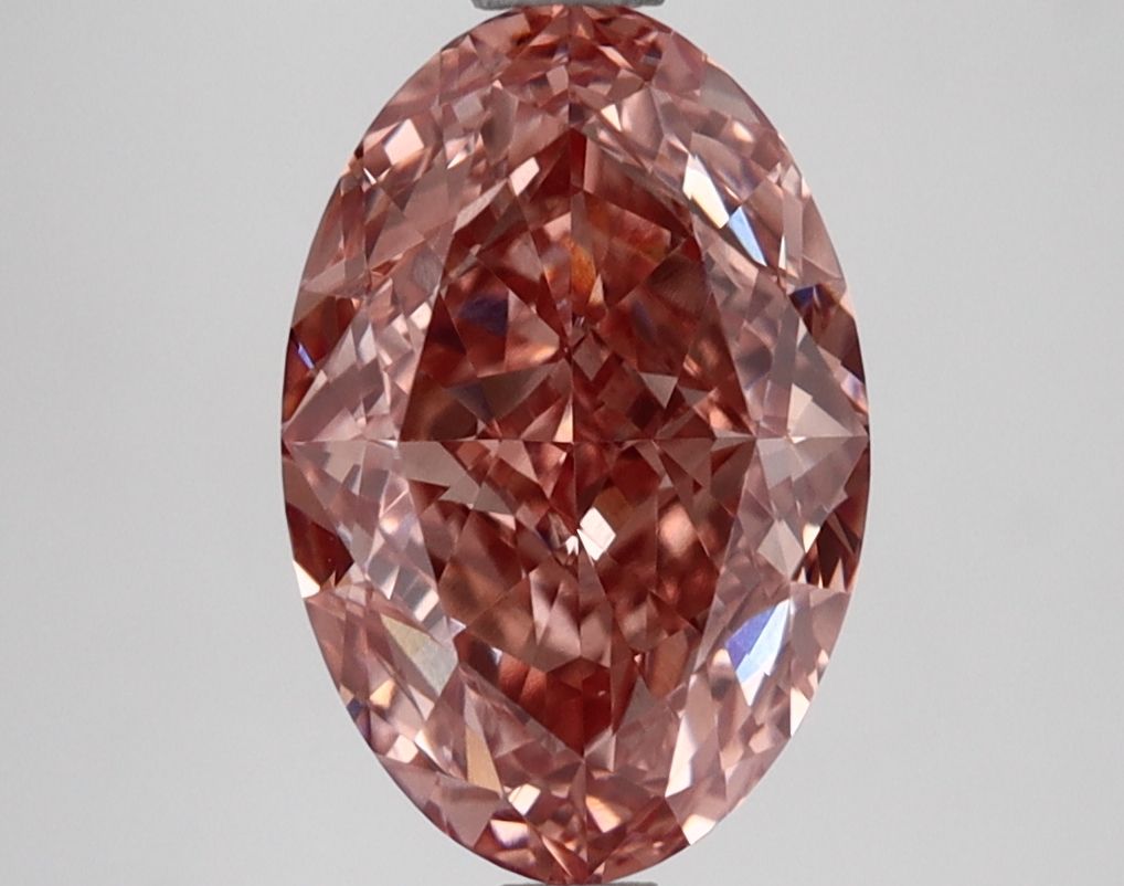 3.01 ct. oval Lab Grown Diamond front image