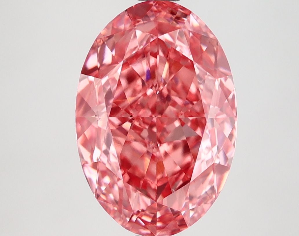 3.50 ct. oval Lab Grown Diamond front image