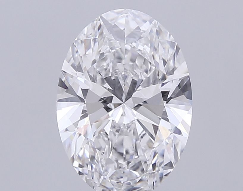 4.13 ct. oval Lab Grown Diamond front image