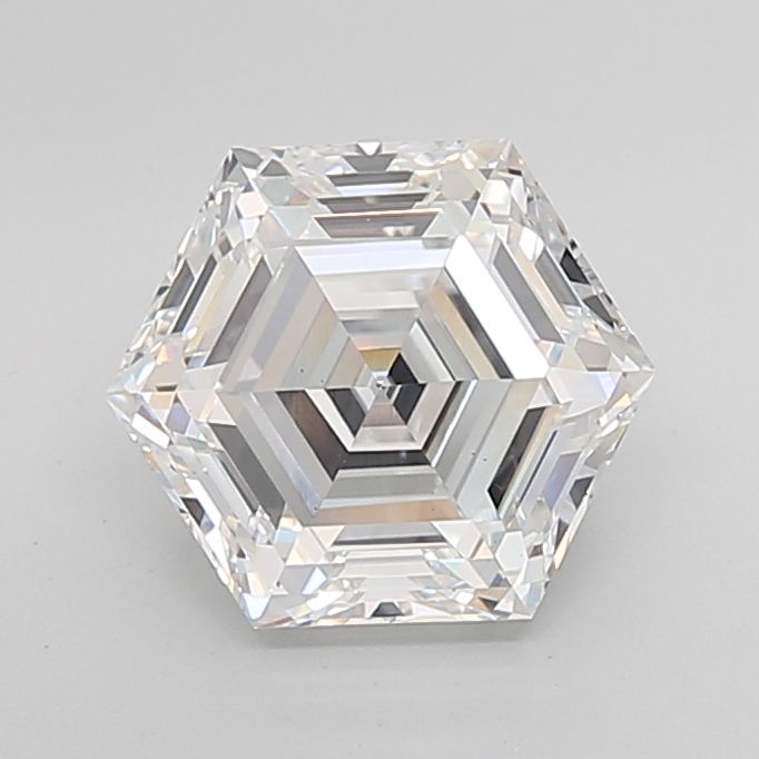 4.03 ct lab-grown Hexagonal Diamond