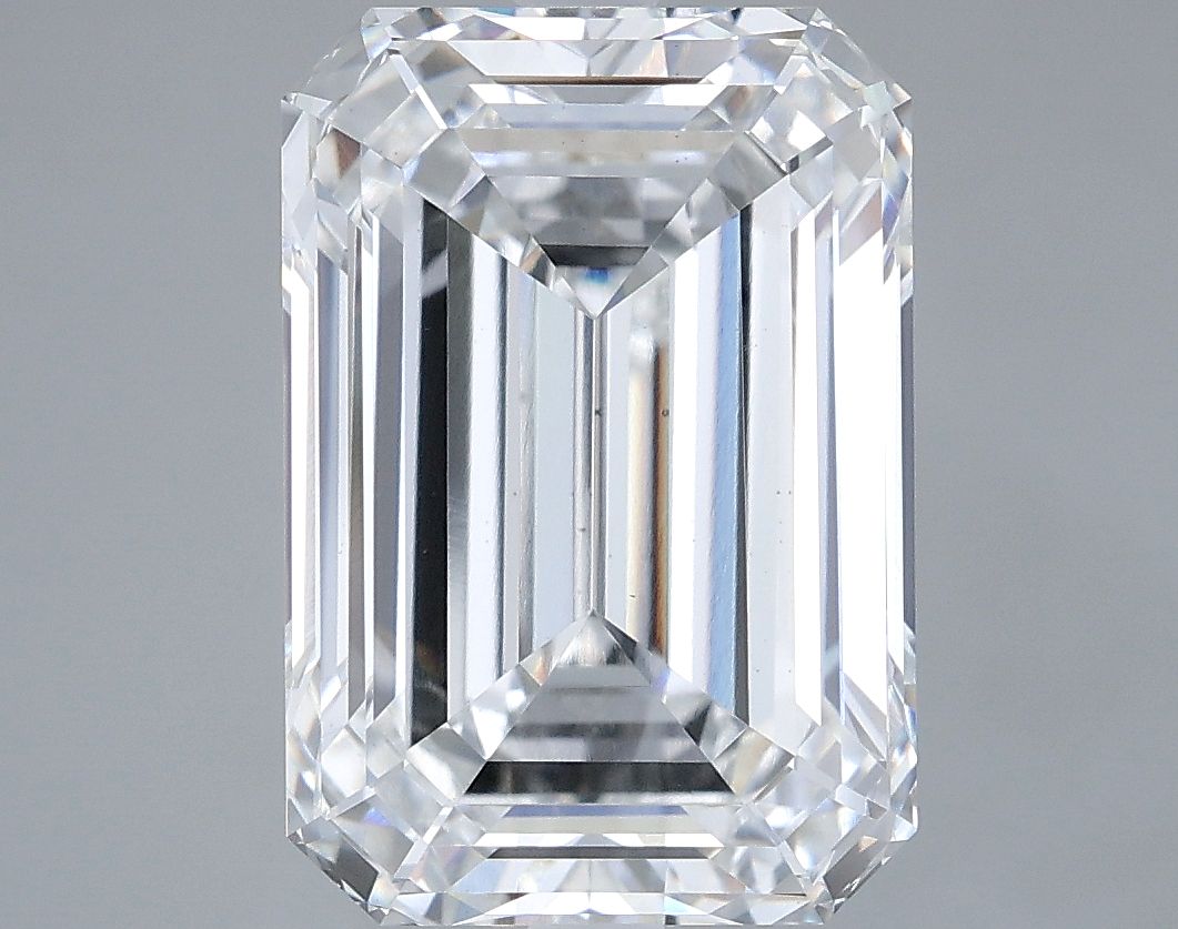 6.09 ct. emerald Lab Grown Diamond front image