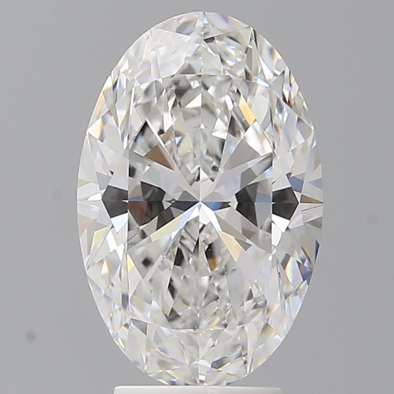 4.10 ct. oval Lab Grown Diamond front image