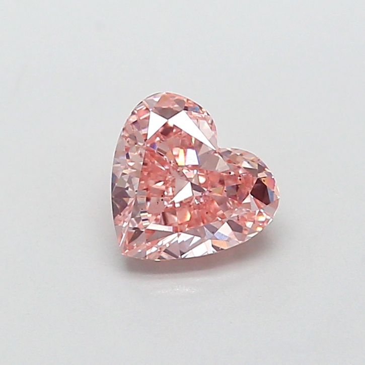 1.0 CT Fancy Intense Pink HEART