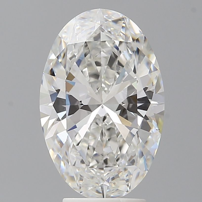 4.10 ct. oval Lab Grown Diamond front image