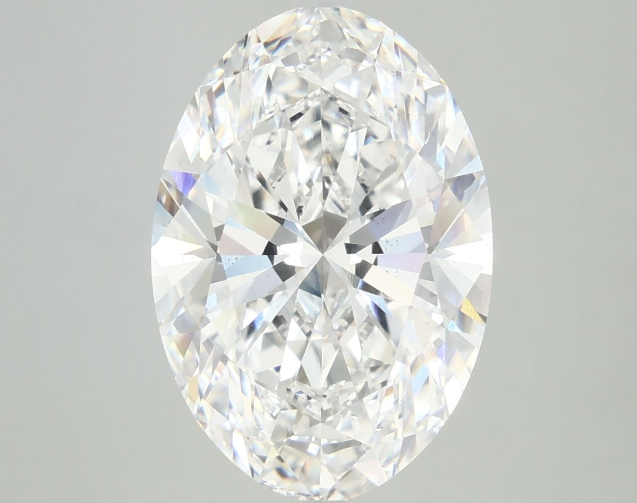7.57 ct. oval Lab Grown Diamond front image