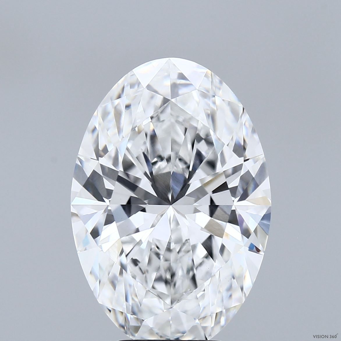 7.05 ct. oval Lab Grown Diamond front image