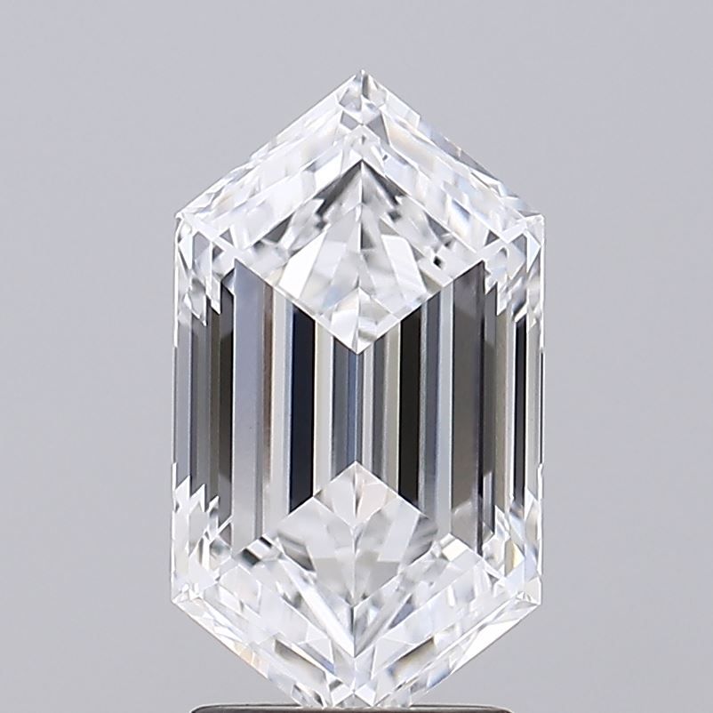 2.57 ct lab-grown Hexagonal Diamond