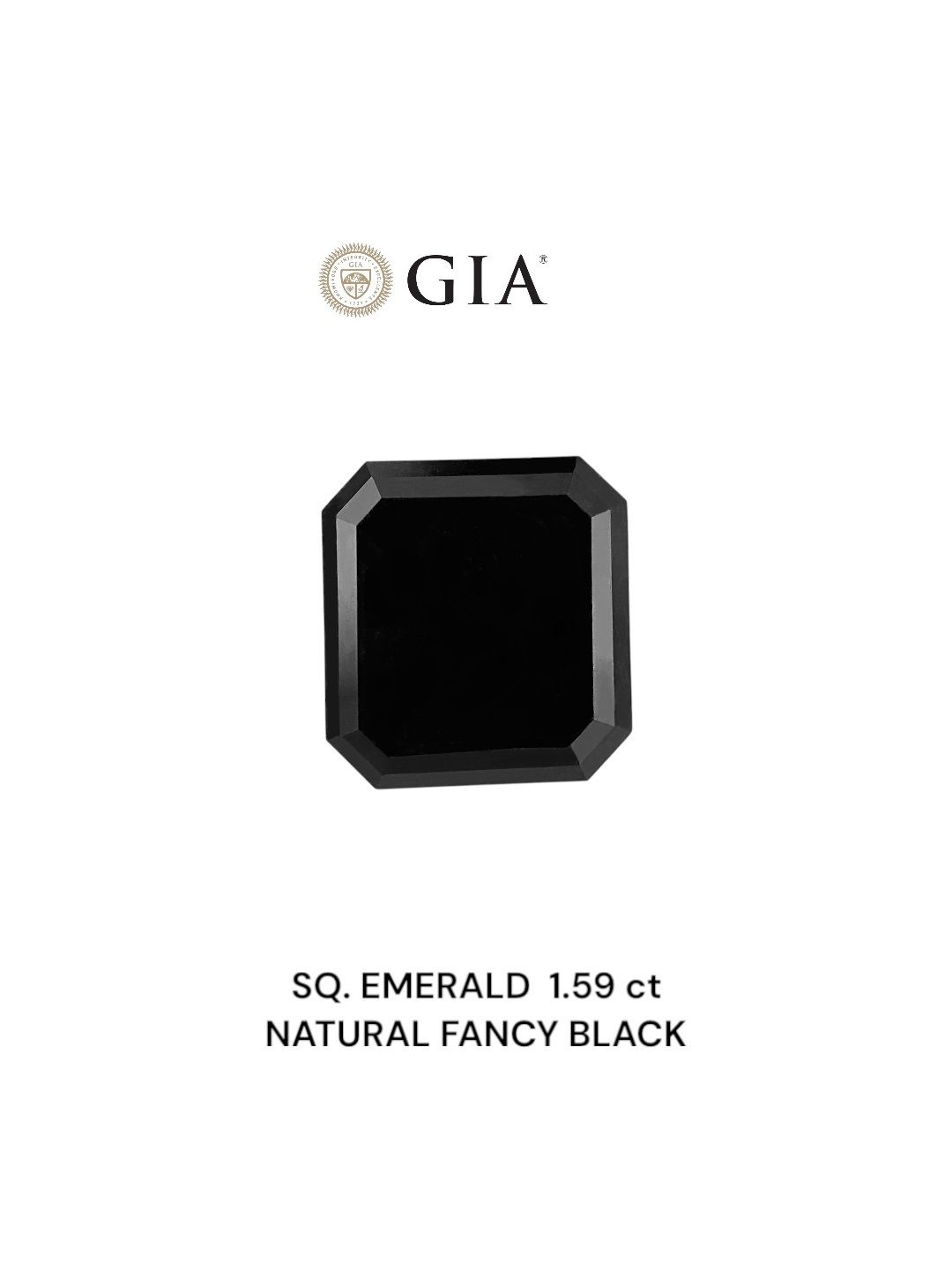Diament 1.59 ct Fancy Black/VVS2
