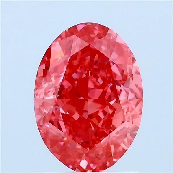 1.7 CT Fancy Vivid Pink OVAL