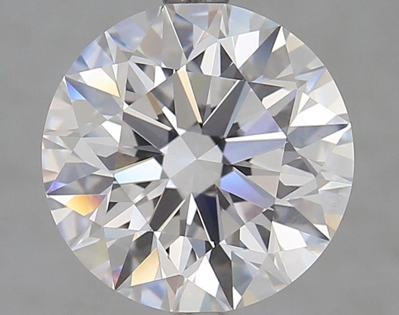 Diamant Rond 4.02 ct - Couleur D - Pureté VVS2