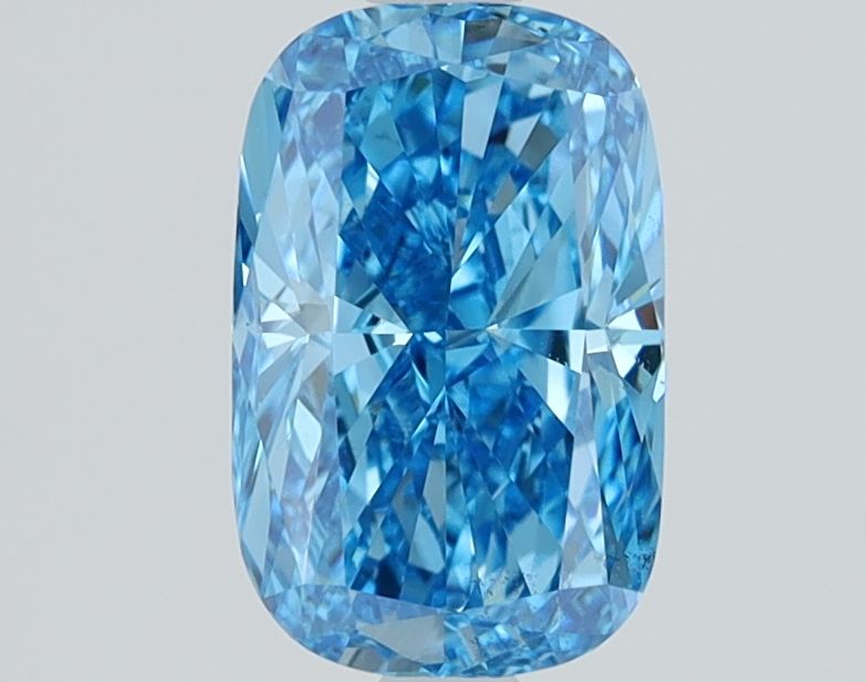 1.5 CT Fancy Vivid Blue CUSHION MODIFIED