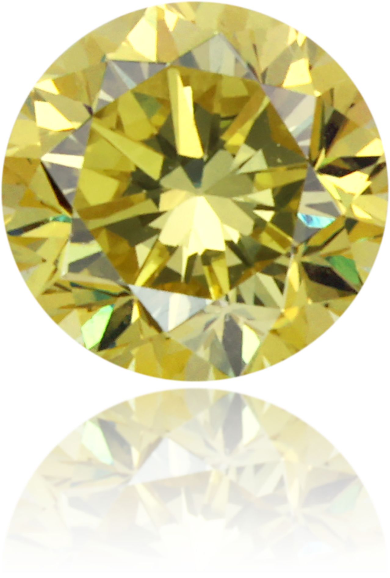 Diament 0.34 ct Fancy Deep Yellow/VS1