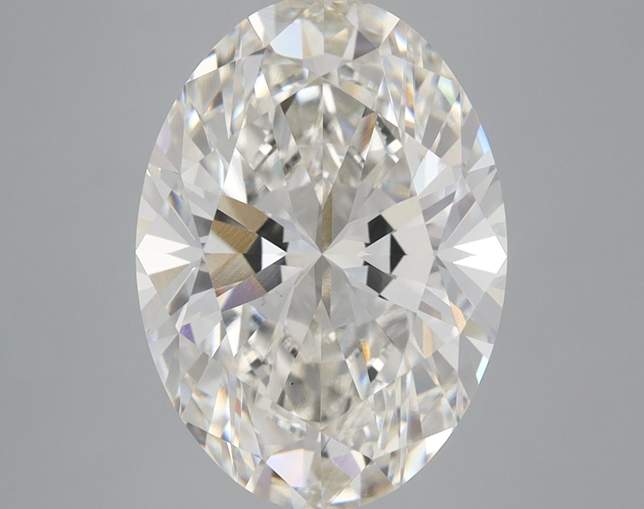 5.57 ct. oval Lab Grown Diamond front image