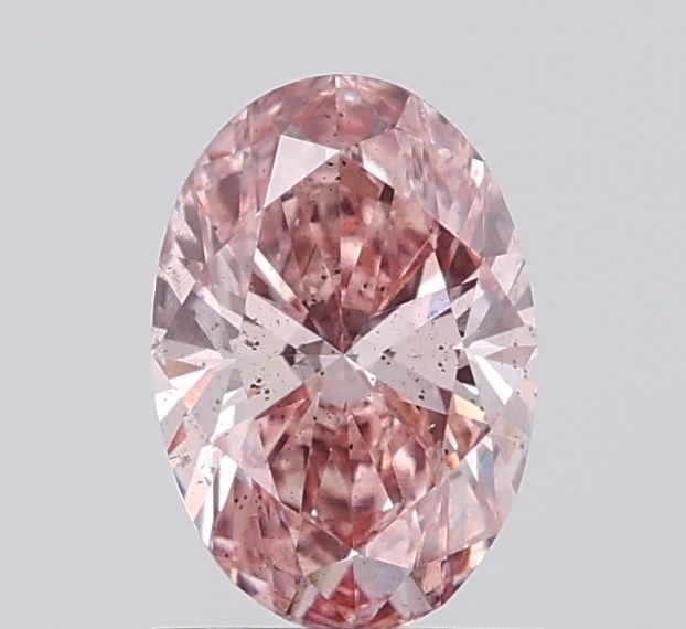 1.03 CT Fancy Intense Brownish Pink OVAL