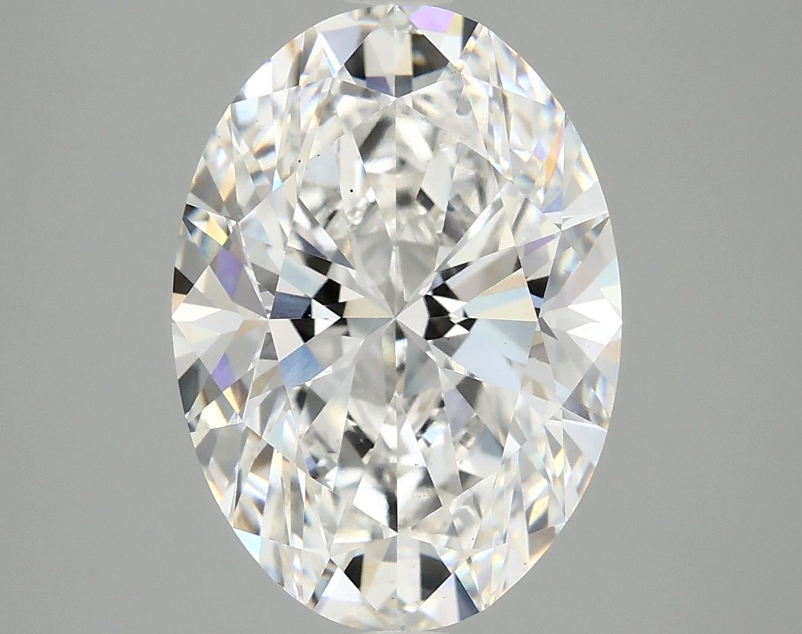 5.01 ct. oval Lab Grown Diamond front image
