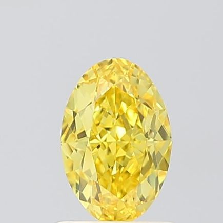 1.06 CT Fancy Vivid Yellow OVAL