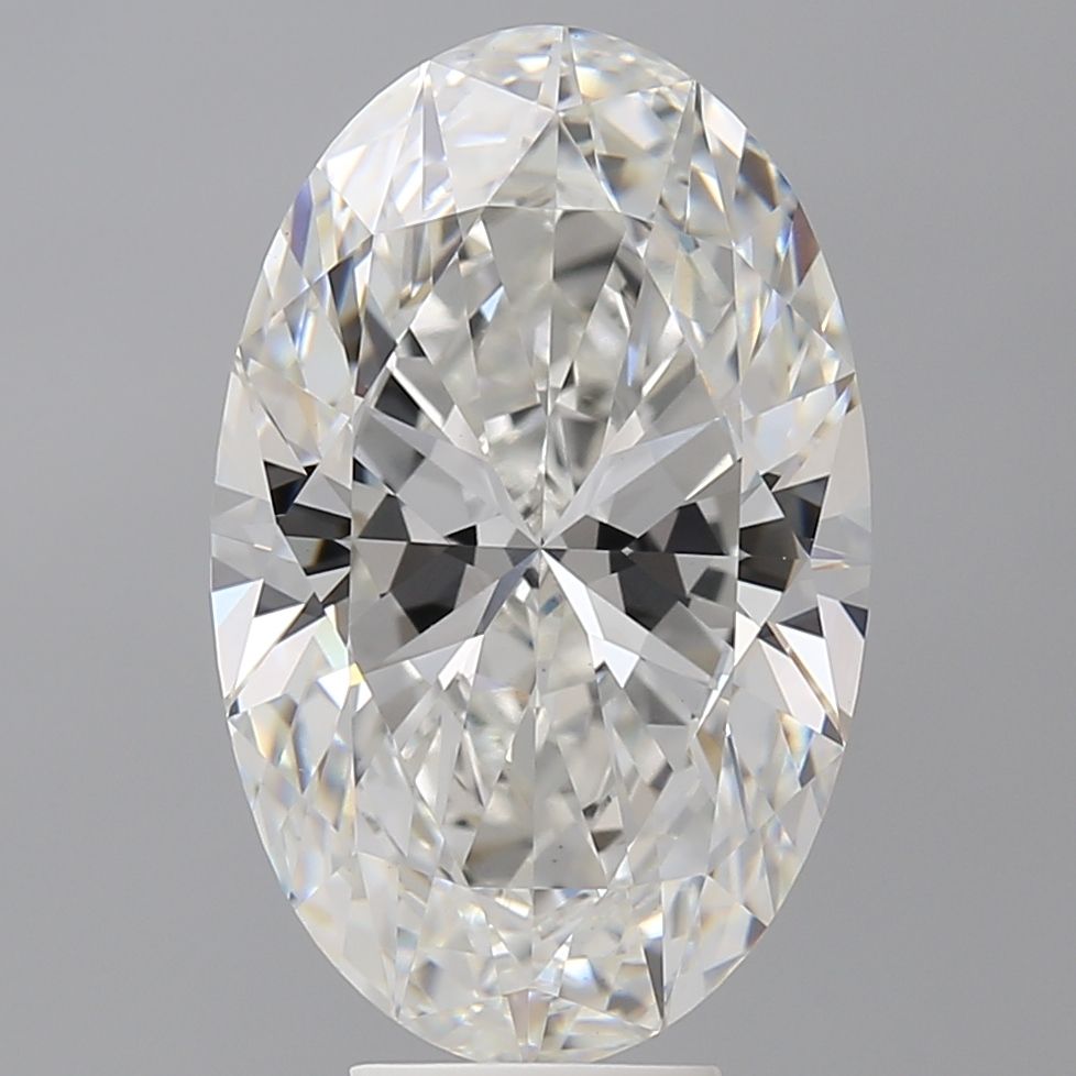7.09 ct. oval Lab Grown Diamond front image