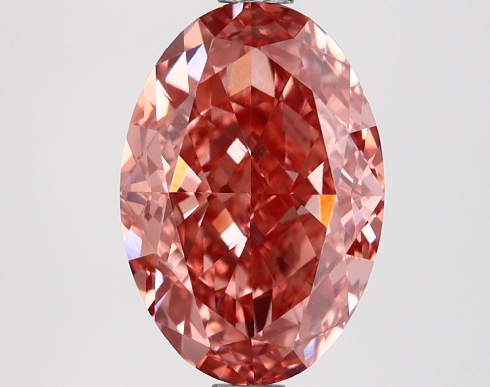 3.14 ct. oval Lab Grown Diamond front image
