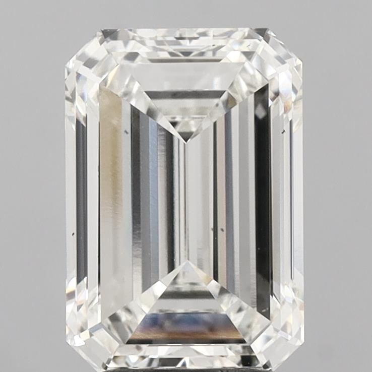 3.71 ct. emerald Lab Grown Diamond front image