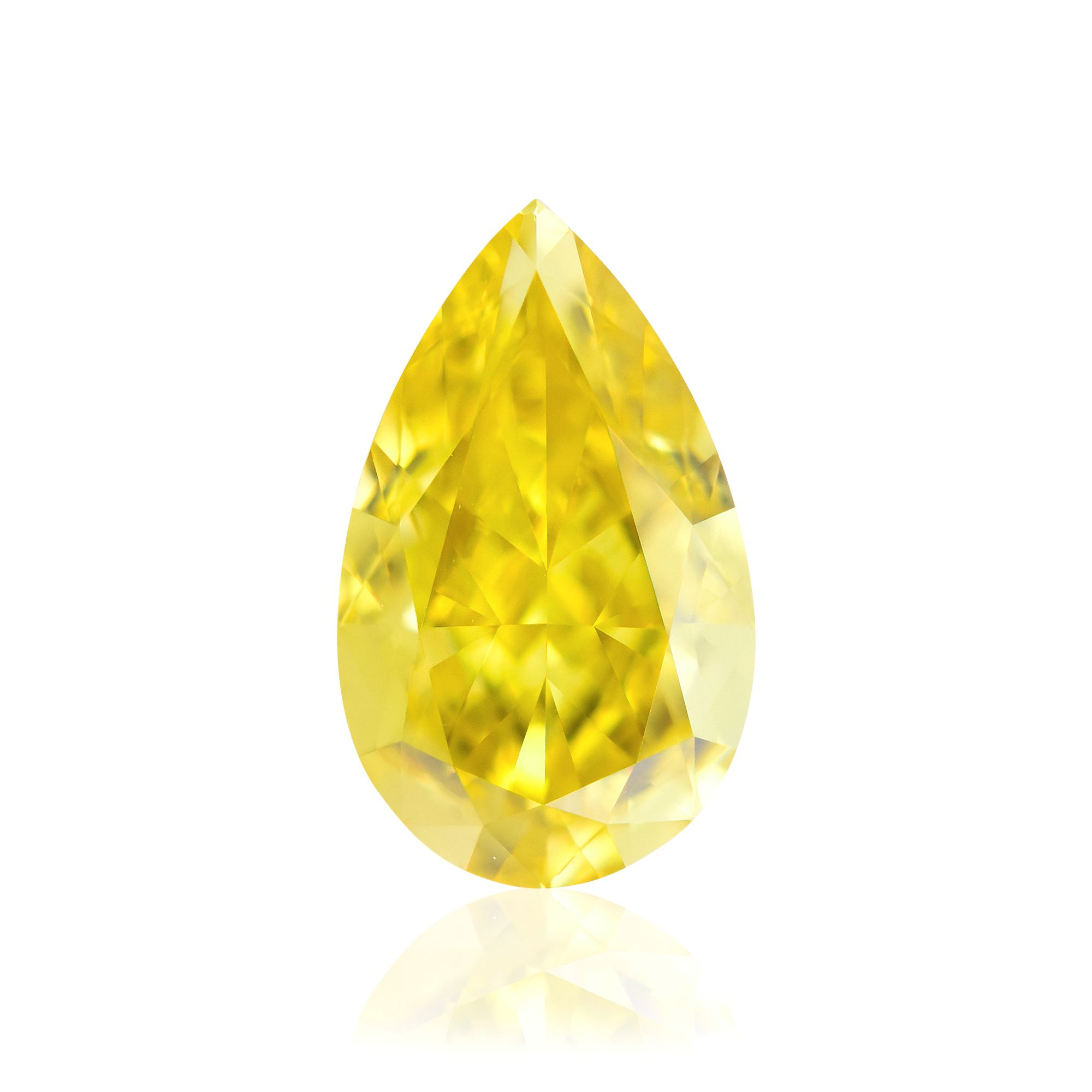 Diament 1.1 ct Fancy Vivid Yellow/VS2
