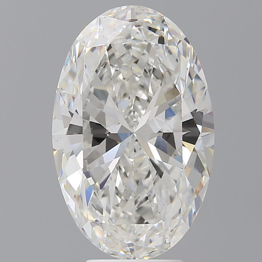 6.10 ct. oval Lab Grown Diamond front image