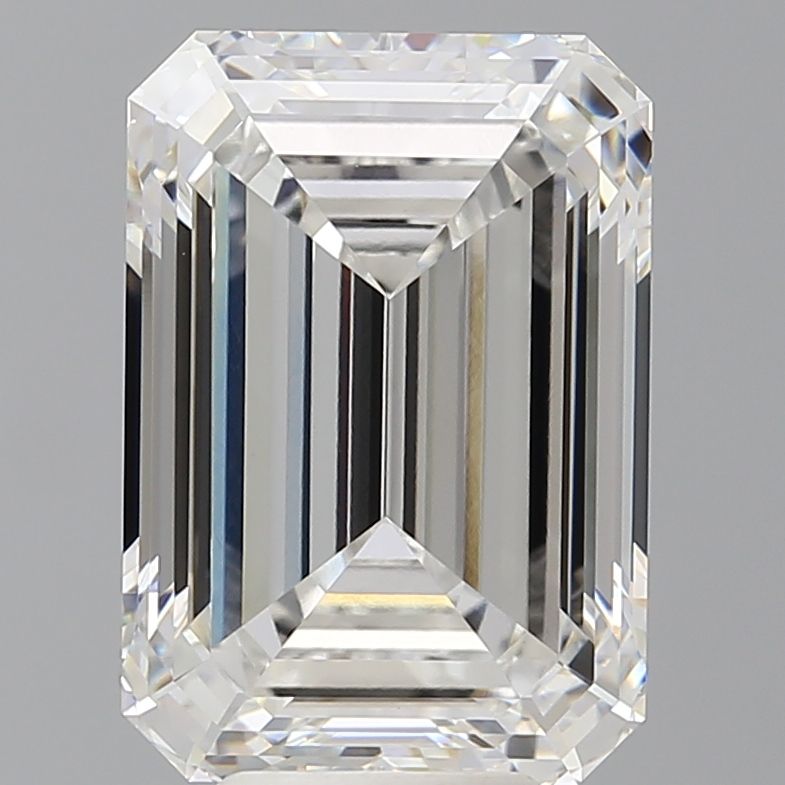 7.02 ct. emerald Lab Grown Diamond front image