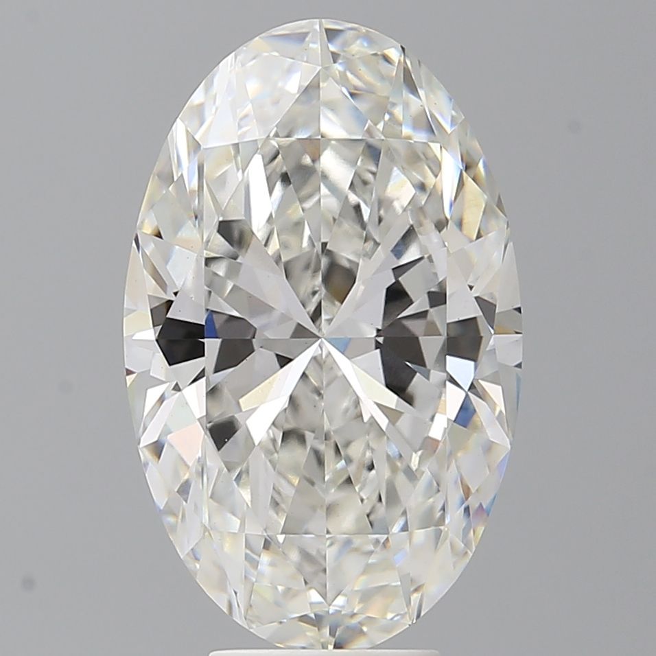 6.57 ct. oval Lab Grown Diamond front image
