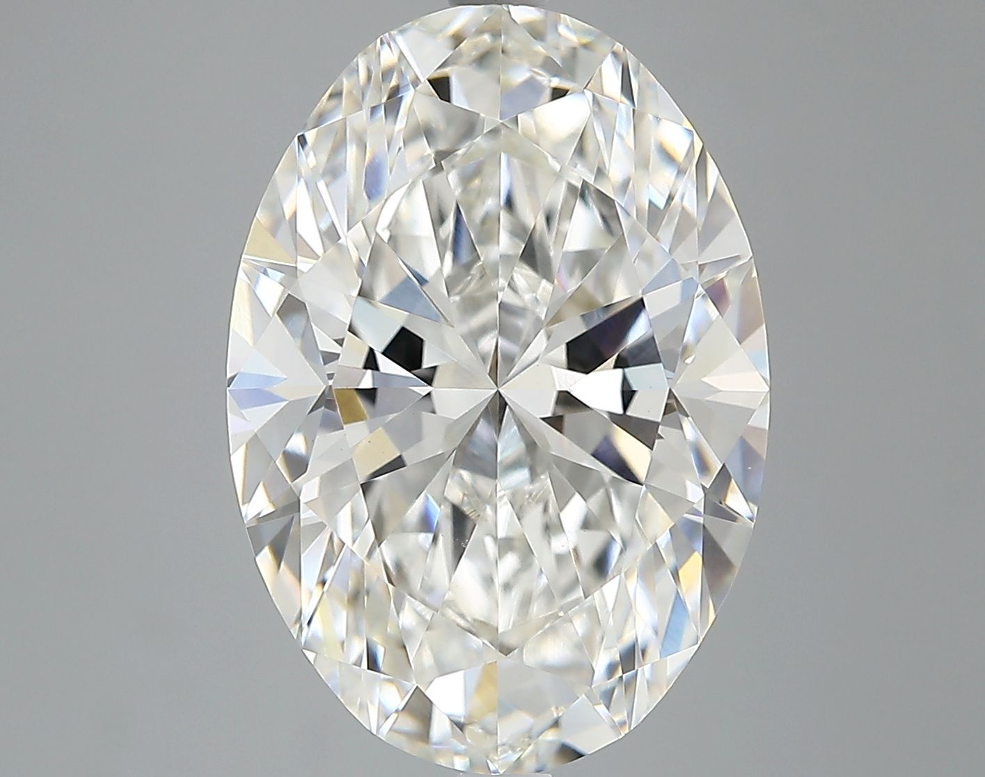 6.08 ct. oval Lab Grown Diamond front image