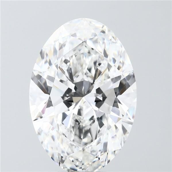 8.09 ct. oval Lab Grown Diamond front image